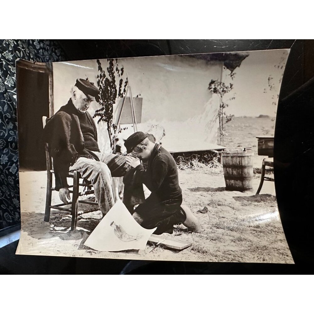 Vintage 1959 "A Dog Of Flanders" Movie Still Photo With David Ladd & Donald Cris